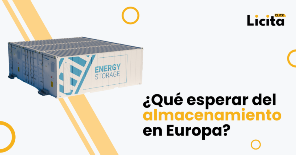 Almacenamiento con baterías en Europa 2023